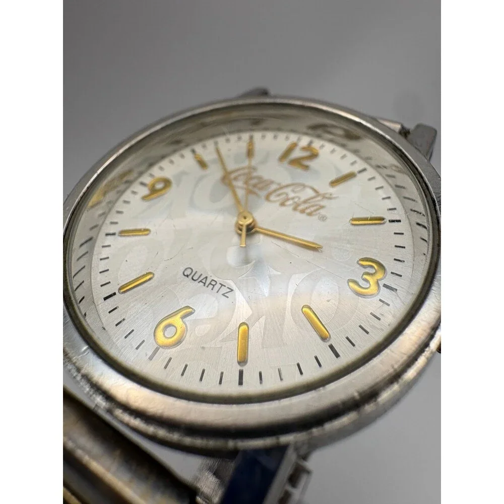 Vintage 2003 Coca-Cola Speidel Expansion Watch Japan Movt 55288
